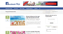 Desktop Screenshot of facebookviet.com