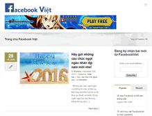 Tablet Screenshot of facebookviet.com